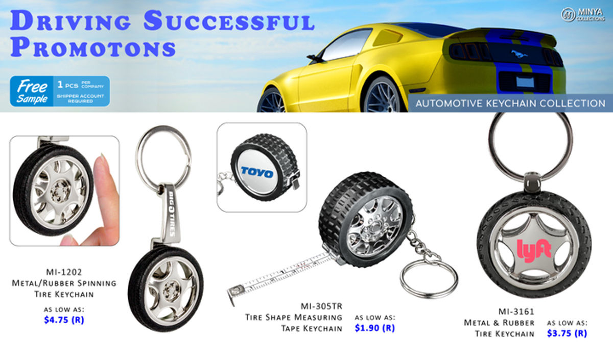 Automotive Keychains... Minya International Corp