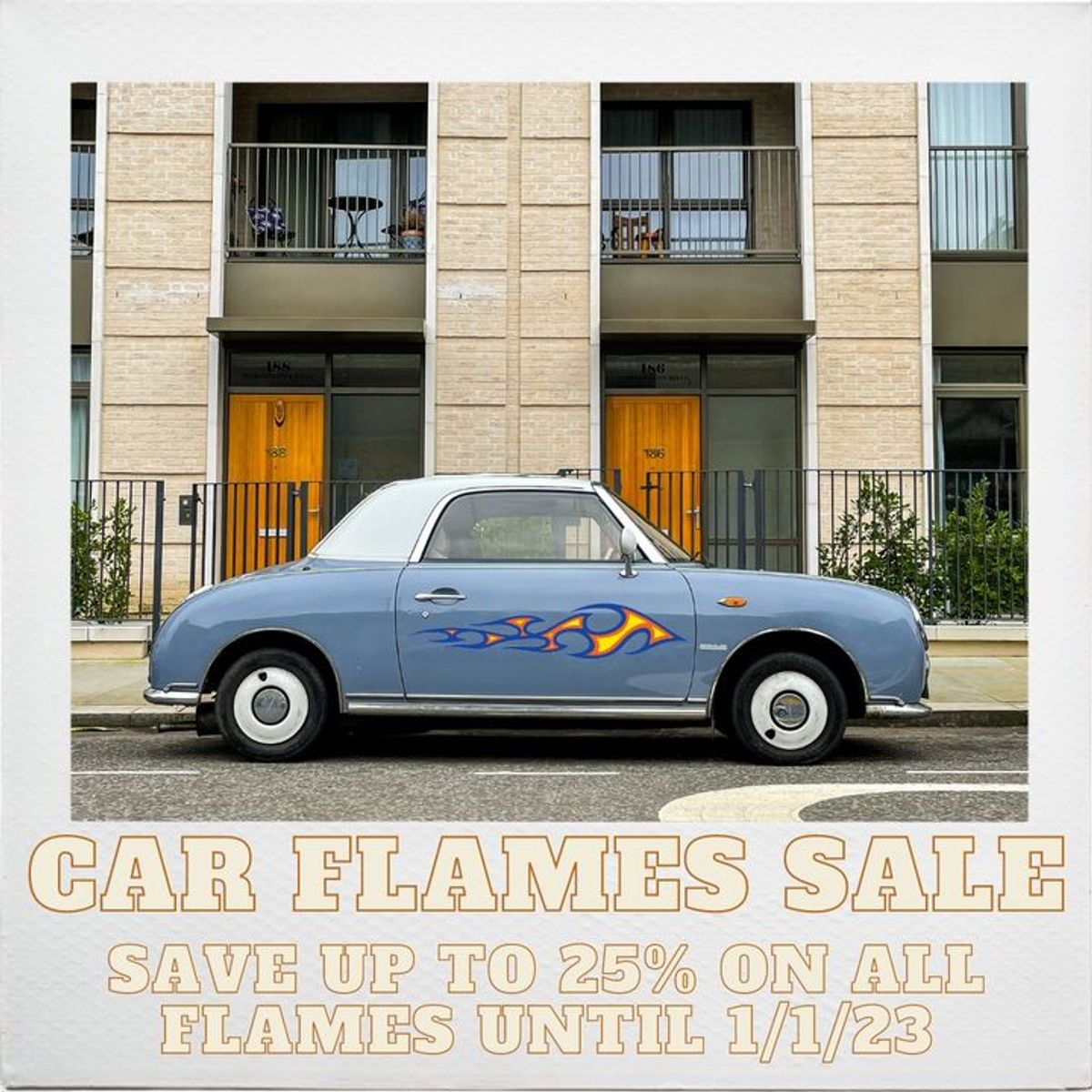 Hot deals on Car Flame Get up America