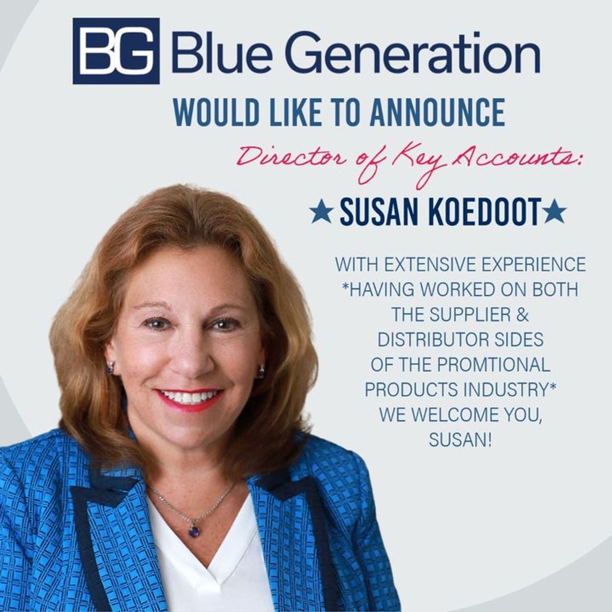 Introducing Susan Koedoot as Blu... Blue Generation