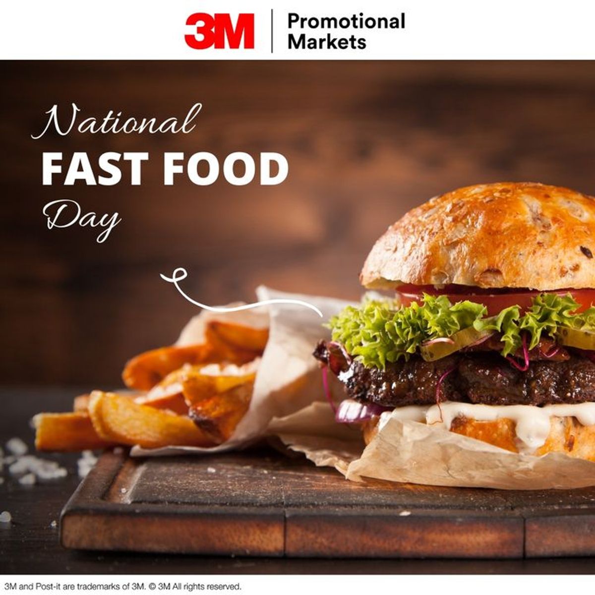 Happy National Fast Food Day!... 3M Promotional Products