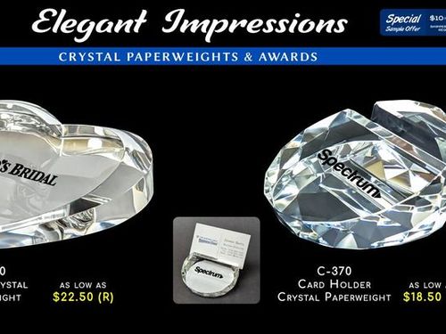 C-138 CRYSTAL DIAMOND PAPERWEIGHT (CLEAR) – Minya Collections