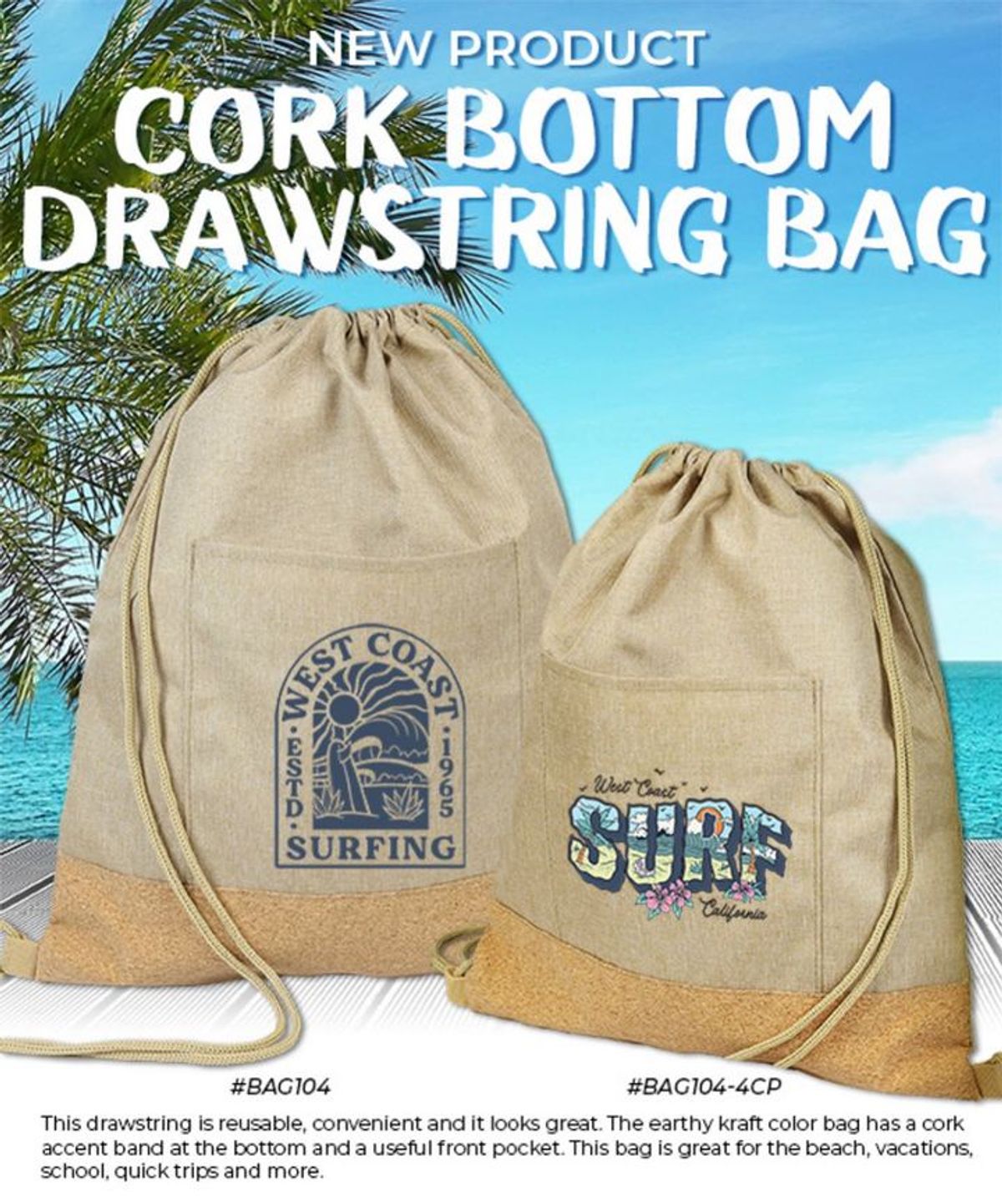 This drawstring is reusable & convenient... - Tekweld