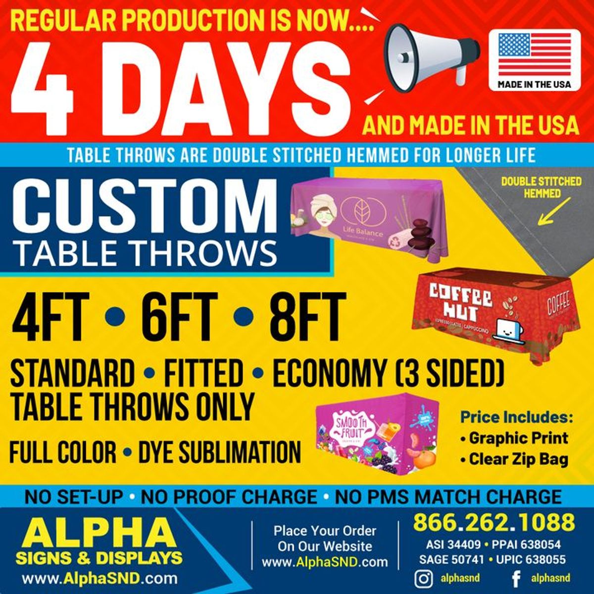 Regular Production on Custom Standard, F... Alpha Signs And Displays