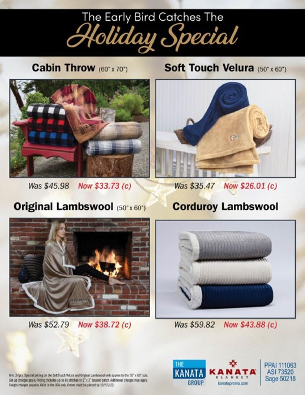 We have blankets and Kanata Blankets has... Jules Scheck Associates LLC