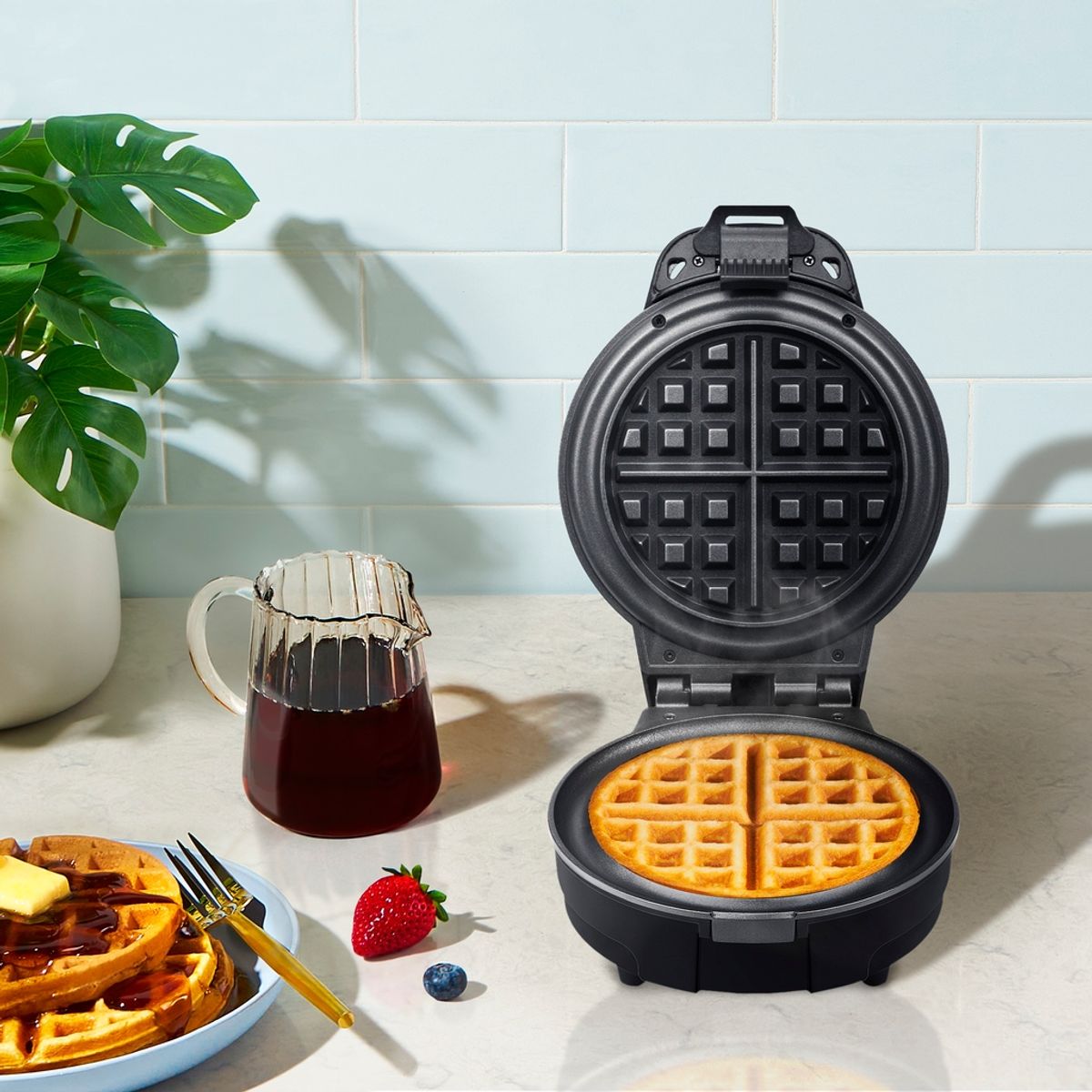 Our Chefman waffle maker is the best and... - Chefman