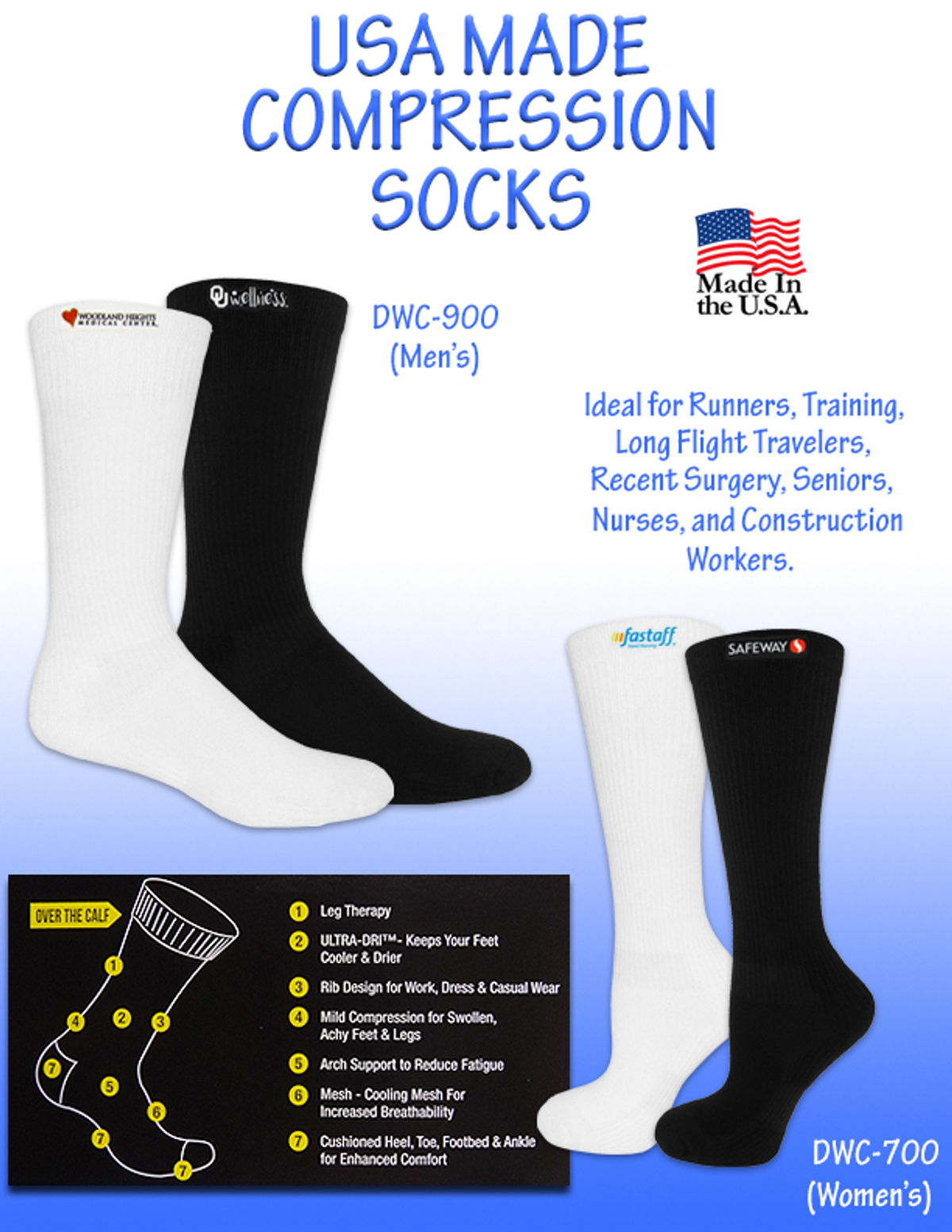 USA MADE Compression Socks... Suntex Industries